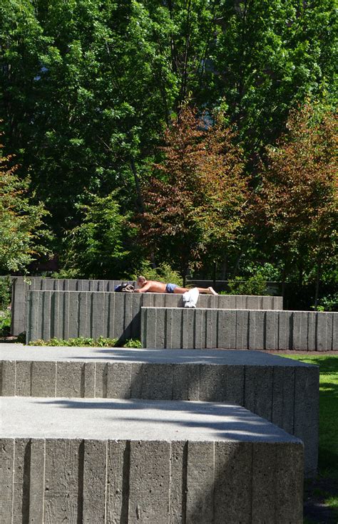 Sun Bather Photos By Riisa Conklin Freeway Park Association