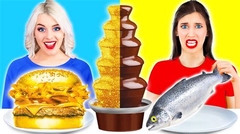 Gadis Kaya Vs Gadis Miskin Fondue Coklat Tantangan Multi Do Challenge