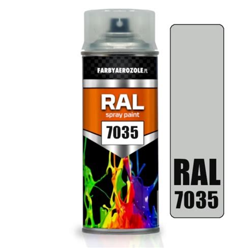 LAKIER SPRAY AKRYLOWY RAL 7035 JASNY SZARY POŁYSK za 18 50 zł z WROCŁAW