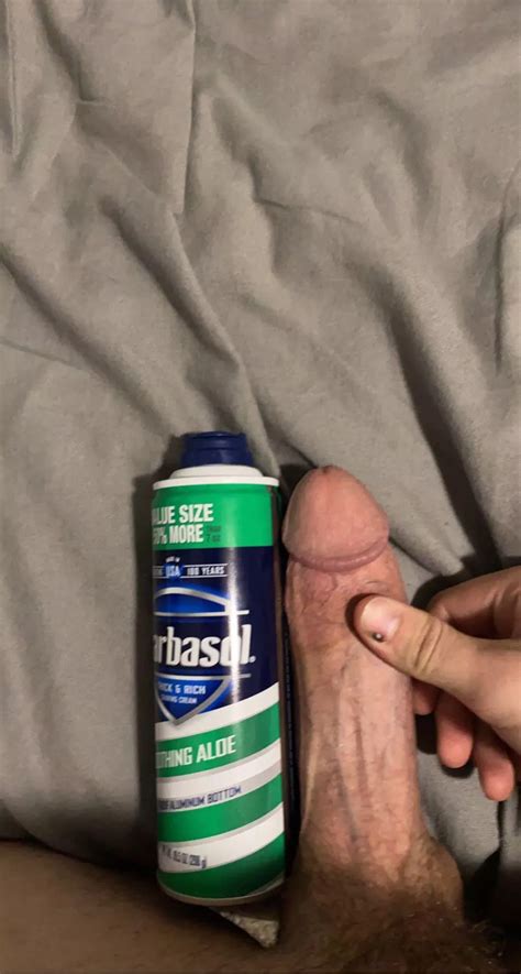 Next To My Large Shaving Cream Nudes Sizecomparison Nude Pics Org