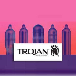 Trojan Condoms Size chart: for each size and need