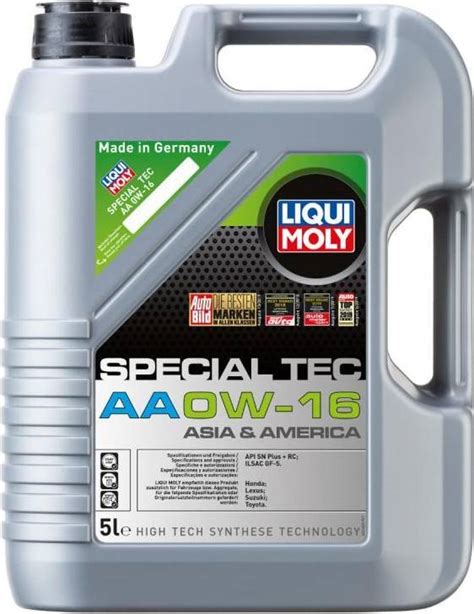 Liqui Moly Special Tec AA 0W16 5L Motorolie Pris