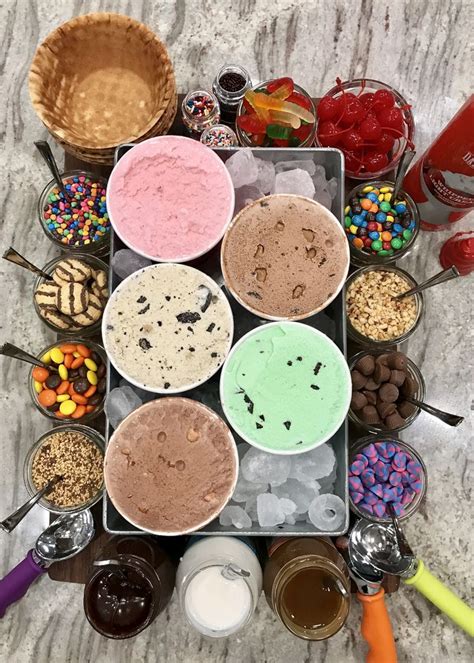 Build Your Own Ice Cream Sundae Board Ice Cream Sundae Party Ice