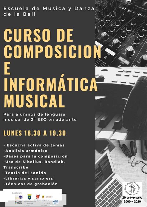 Nueva Asignatura Curso De Composici N E Inform Tica Musical Escuela