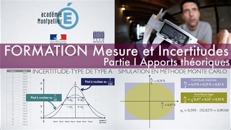 Formation Mesure Incertitudes Partie I Apports théoriques YouTube