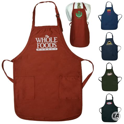 Customized Gourmet Apron With Pockets Custom Aprons Promotional