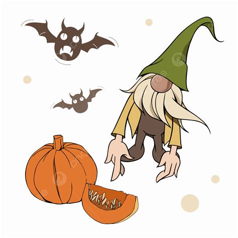 Halloween Gnome Cool And Cute Halloween Gnome Halloween Gnome Png