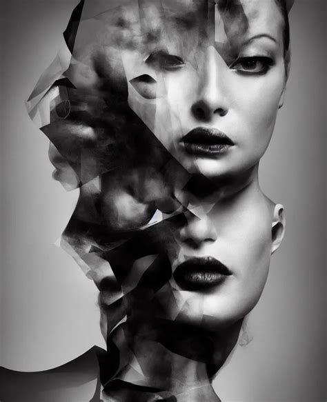 Portrait Of A Woman By Ingrid Baars High Contrast Stable Diffusion