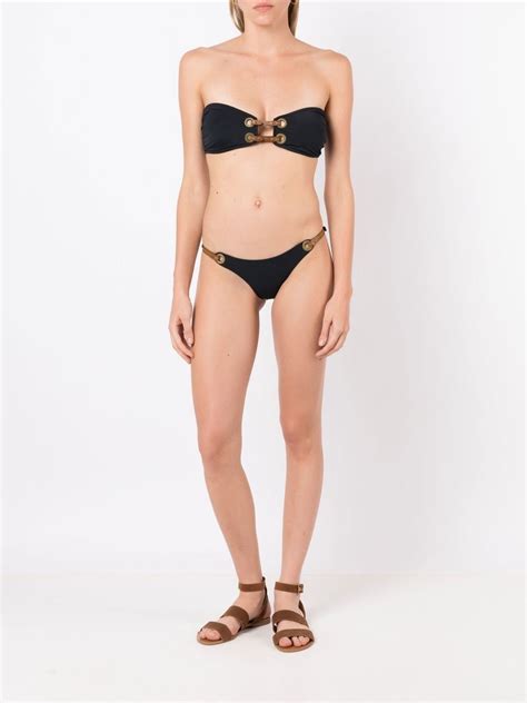 Lenny Niemeyer Alca Detalhe Ilhos Bikini Bottoms Farfetch