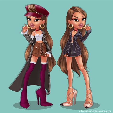 Иллюстрация Bratz 2018 Ясмин (фан арт) в стиле 2d, cg, мода и