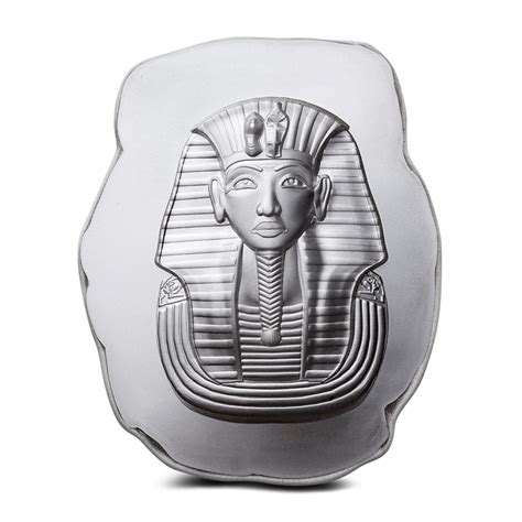 5 Oz Silver Argentia King Tut Bars Ultra High Relief Silver