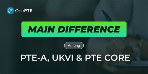 Main Differences Among PTE A UKVI And PTE Core PTE Free Mock Test