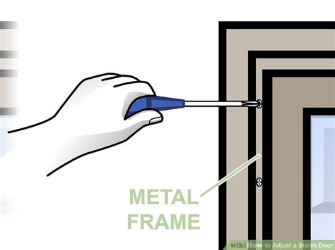 3 Ways To Adjust A Storm Door WikiHow