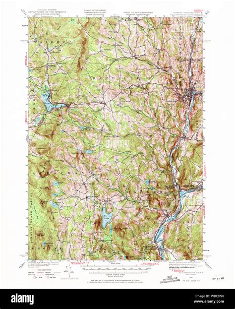 St Johnsbury Map Cut Out Stock Images And Pictures Alamy