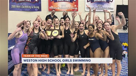 Team of the Week: Weston High School girls swim team