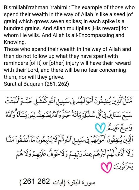 Surah Al Baqarah Ayat 261