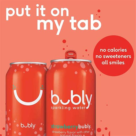 Bubly Sparkling Water Strawberry 12 Fl Oz Cans 18 Pack Buy Online