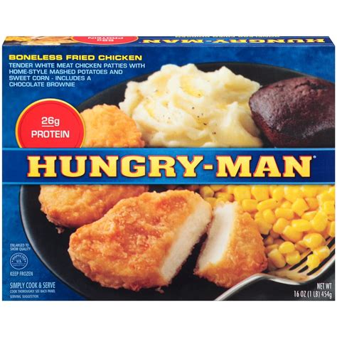 Amazon Hungry Man Boneless Fried Chicken 16 Oz 8 Count