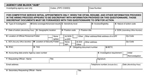 Sf 86 Form ≡ Fill Out Printable Pdf Forms Online