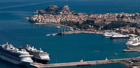 New Cruise Ship Terminal At Corfu Port Crystal Travel Corfu