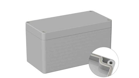 Rs Pro Grey Abs General Purpose Enclosure Ip66 Ik07 Grey Lid 80 X