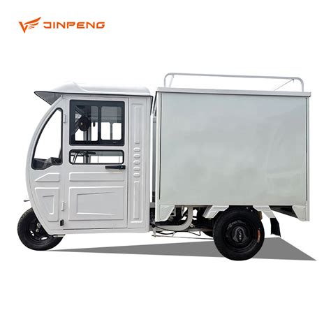 Jinpeng Electric Tricycles Three Wheel Cargo Tricycle With Cabin