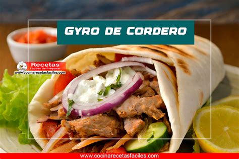 Gyro de Cordero Deliciosa Receta Mediterránea