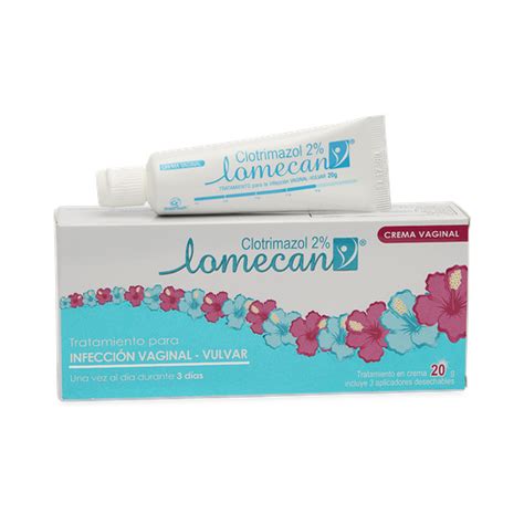 Lomecan 2 Crema Vaginal Tubo 20 G