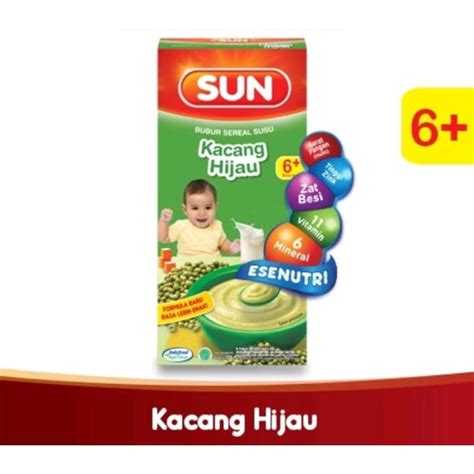 Jual Sun Bubur Sereal Susu Kacang Hijau Box Gr Sun Bubur Bayi