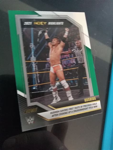 Panini Wwe Nxt Highlights Green Kushida Ebay