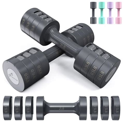 Adjustable Dumbbells Hand Weights Set Sportneer Lb Dumbbells Set Of