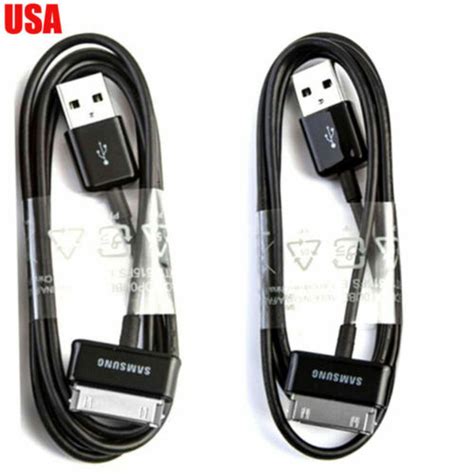 2x Usb Data Battery Charger Cable Cord For Samsung Galaxy Tab 2 4g Lte Tablet Ebay