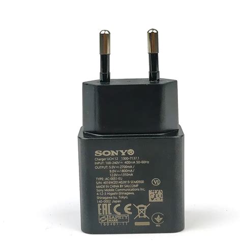 Original Sony Fast Charger For Xperia Xa Xz Xzs Xc Xzp Xz Xz C Phone