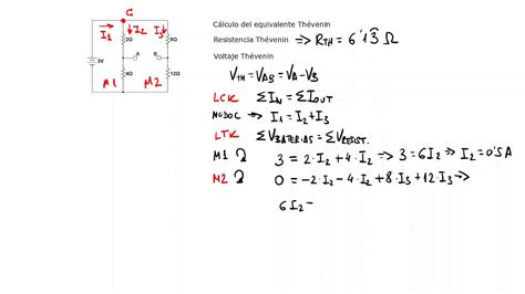 Ejemplo Tema 1 Parte 2 Cálculo Del Voltaje Thévenin Youtube