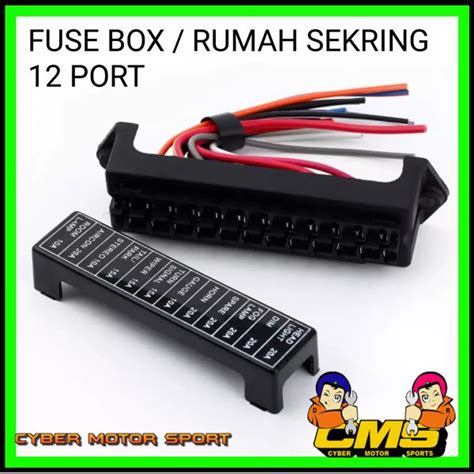 Jual Box Sekring Mobil Universal Fullset Paket Fuse Box Socket