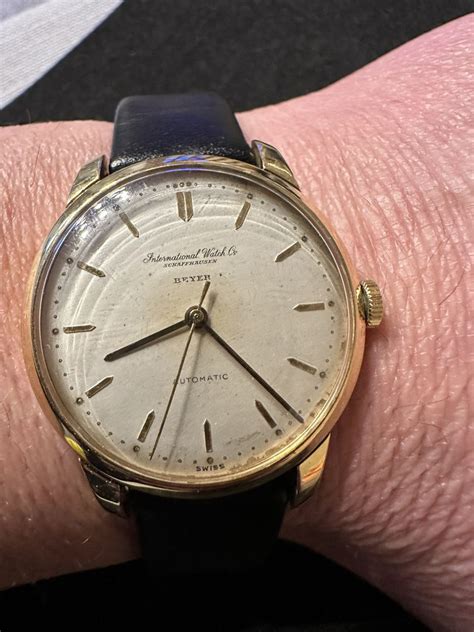 Schaffhausen IWC zegarek zloty 18 k automat Warszawa Śródmieście OLX pl