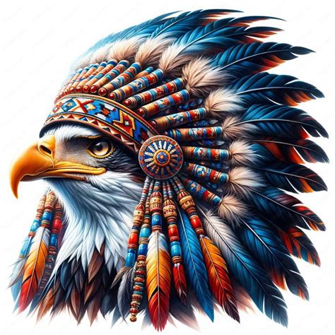 Bald Eagle Clipart Indian Headdress 10 Unique Designs Wildlife Art