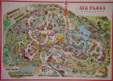 map of six flags over ga 5