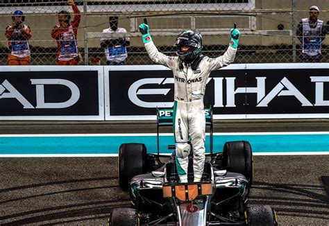 Nico Rosberg Resiste A Hamilton En Abu Dhabi Y Se Proclama Campe N Del