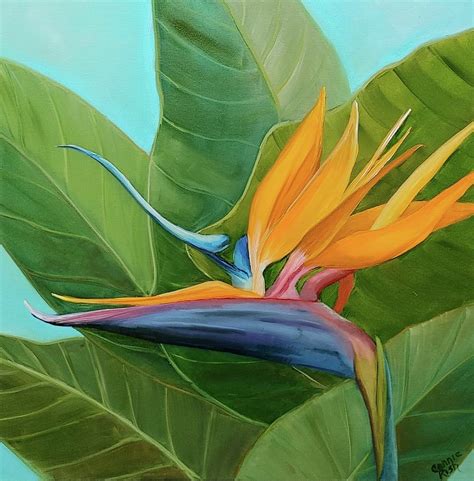 Paradise Bloom Painting By Connie Rish Fine Art America