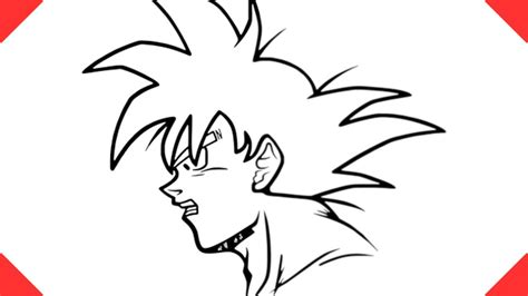 How To Draw Goku Step By Step Youtube