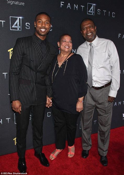 Michael B Jordan And Parents Wakanda