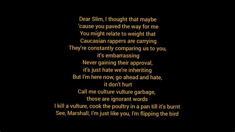 Tom MacDonald Dear Slim Official Lyrics - YouTube