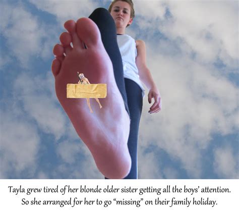 Teen Giantess Crushes Sister By Giantessfeetlover On Deviantart