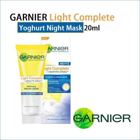 Garnier Light Complete Yoghurt Sleeping Mask Night Cream Ml Lazada