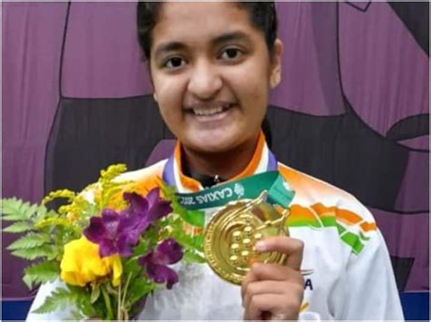 Gauranshi Sharma Of Madhya Pradesh Win Gold Medal In Badminton In