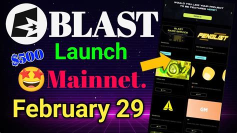 Blast Launch Mainnet February Blast Airdrop Claim Blast Airdrop