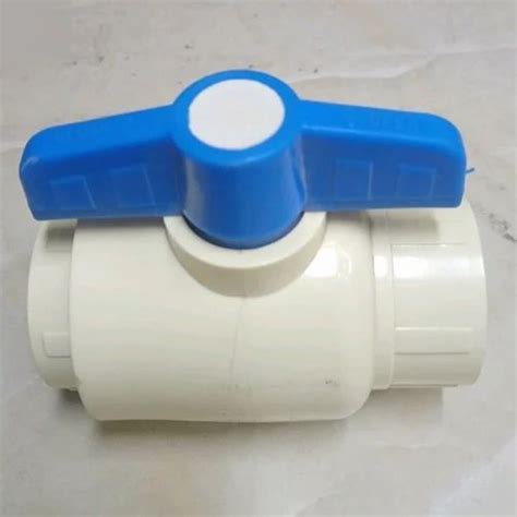 White And Blue Manual Pvc Ball Valve Valve Size 2 Inches At Rs 15piece In New Delhi