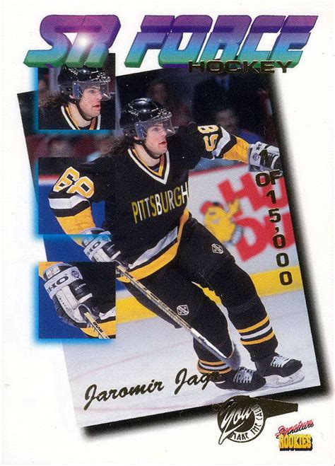 Jaromir Jagr - Player's cards since 1990 - 2019 | penguins-hockey-cards.com