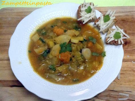 Zuppa Di Zucca Patate E Porri Da Zampette In Pasta Su Akkiapparicette